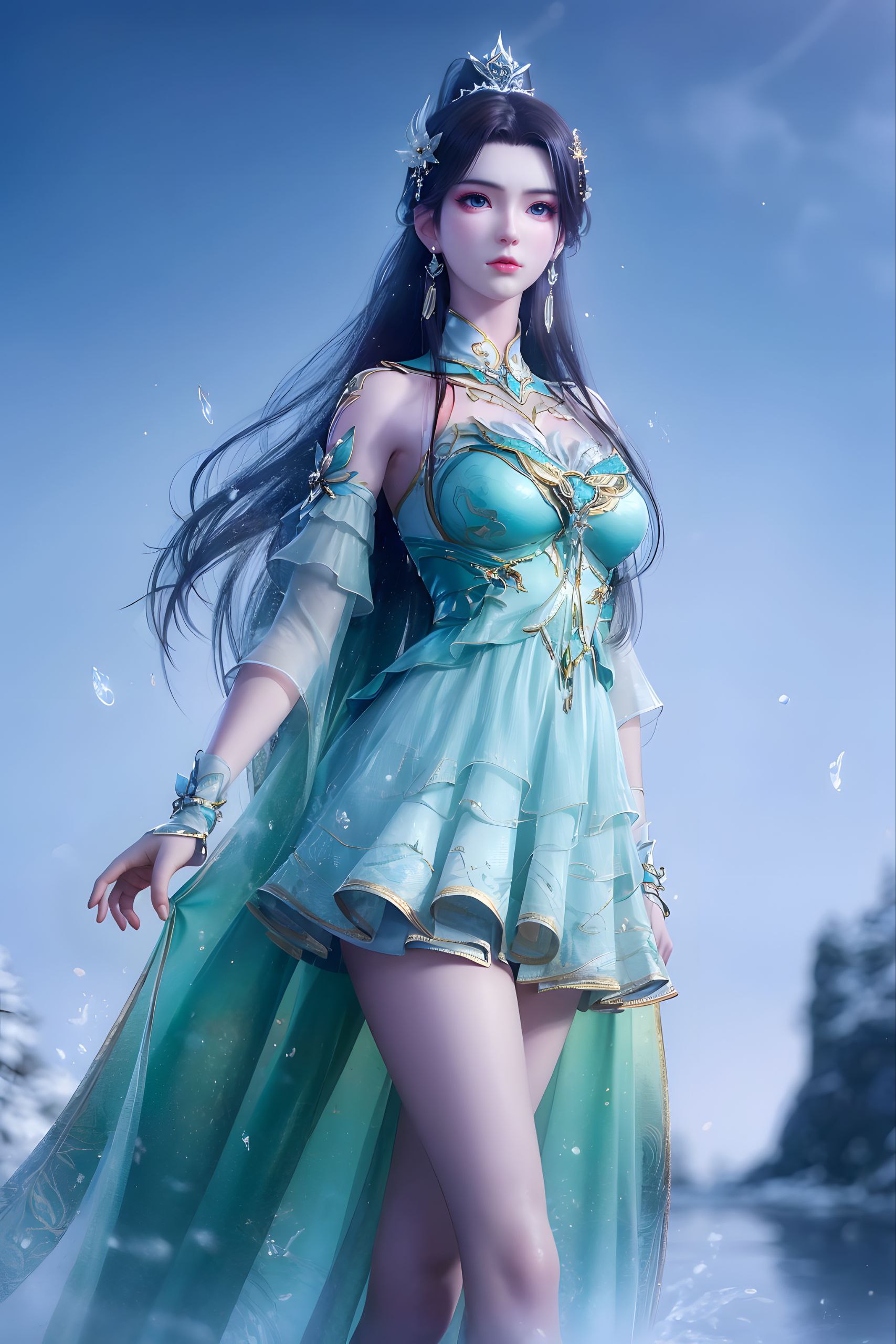 还是在外